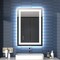 Apex 24X36 Inch Led Bathroom Light Mirror Anti Fog Dimmable Dual Lighting Mode